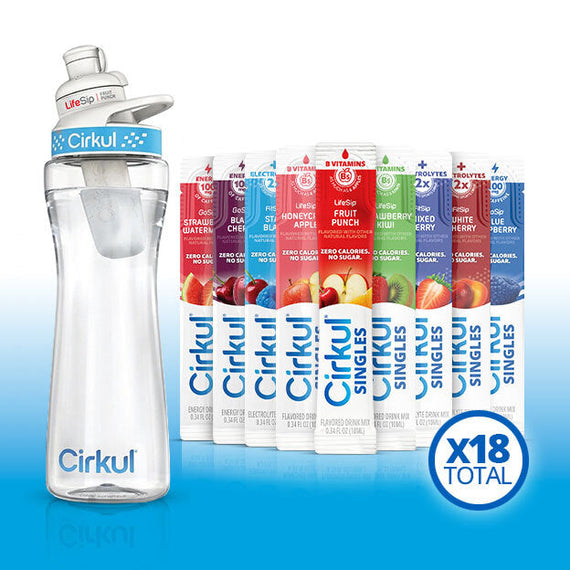 22oz. Plastic Bottle & GoSip® Black Cherry Q1